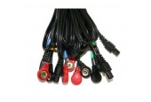 Câbles 6 pôles à clips SNAP pour appareils COMPEX
