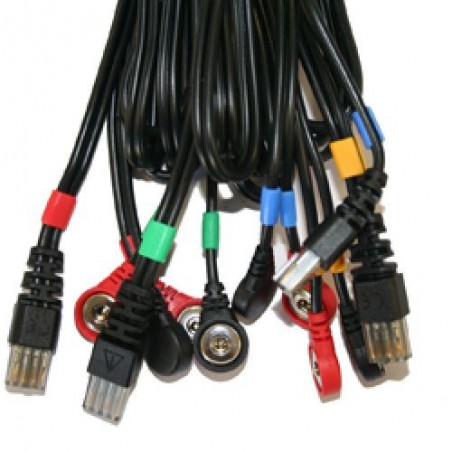 Câbles 8 pôles à clips SNAP pour appareil COMPEX