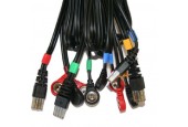 Câbles 8 pôles à clips SNAP pour appareil COMPEX