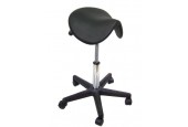 Tabouret Selle pony NOIR - Piétement plastique