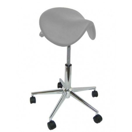 Tabouret Selle pony - Piétement métal