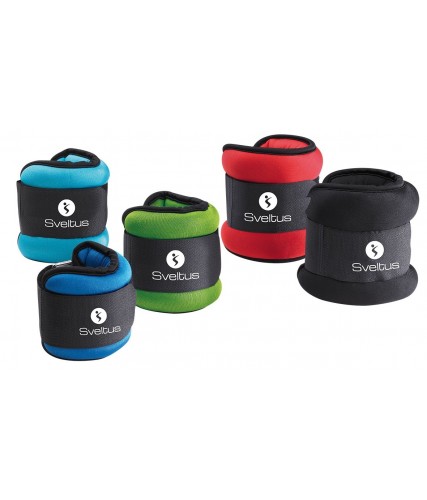 Paire de bracelets lestés en lycra - De 500g à 2kg - SVELTUS