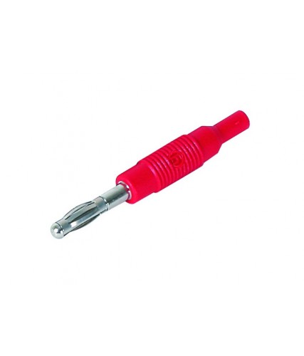 Adaptateur mâle 4 mm / 2 mm femelle Rouge