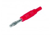 Adaptateur mâle 4 mm / 2 mm femelle Rouge