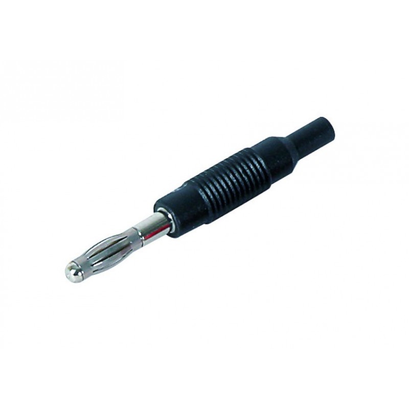 Adaptateur mâle 4 mm / 2 mm femelle Noir