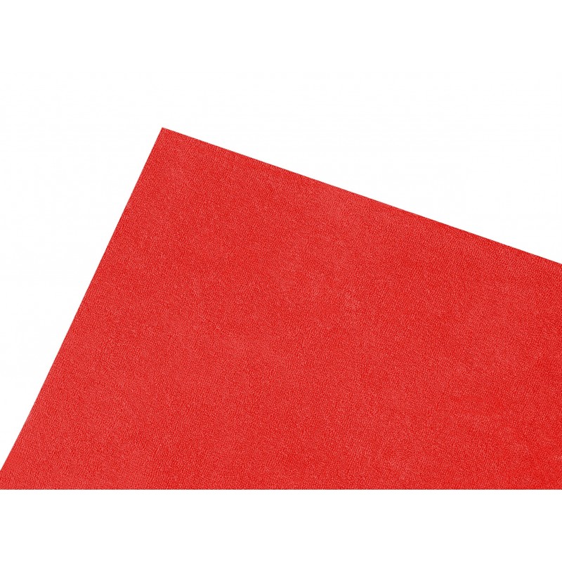 Housse de table en éponge - Rouge Rubis - Avec ou sans trou visage