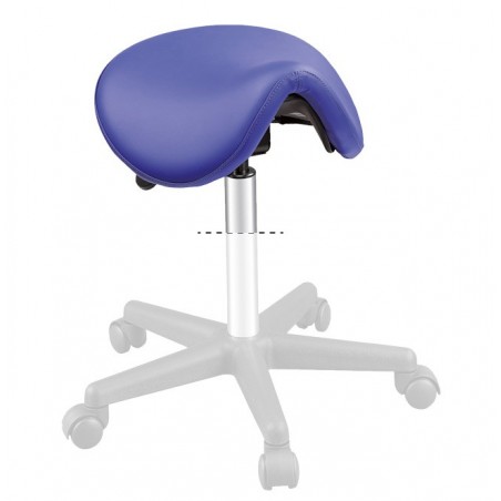 Tabouret Selle pony - Socle chromé