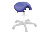 Tabouret Selle pony - Socle chromé