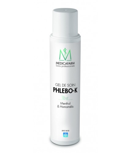 Gel Menthol et hamamélis PHLEBO-K - MEDICAFARM - 250ml