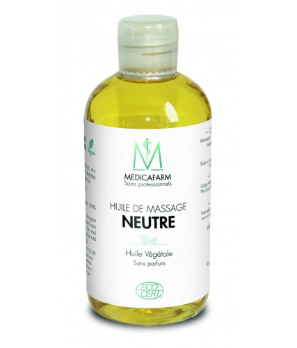 Huile neutre végétale BIO - MEDICAFARM - 250ml