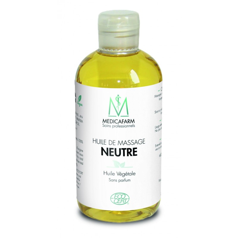 Huile neutre végétale BIO - MEDICAFARM - 250ml