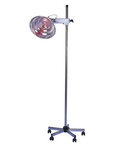 Lampe infrarouge sur pied roulant - 400 W