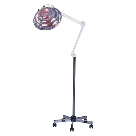 Lampe infrarouge avec pied roulant - 400 W - Bras articulé