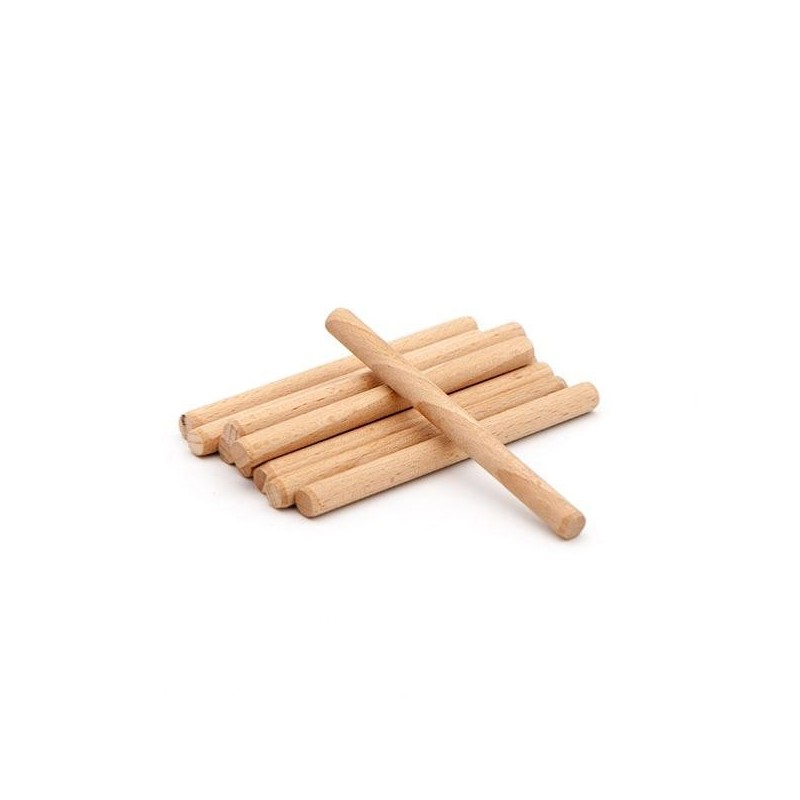 Bâtonnets en bois pour plateau canadien - Lot de 10