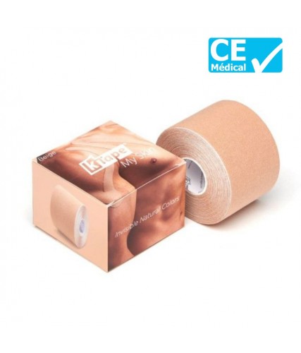 K-TAPE beige - Rouleau de 5 m