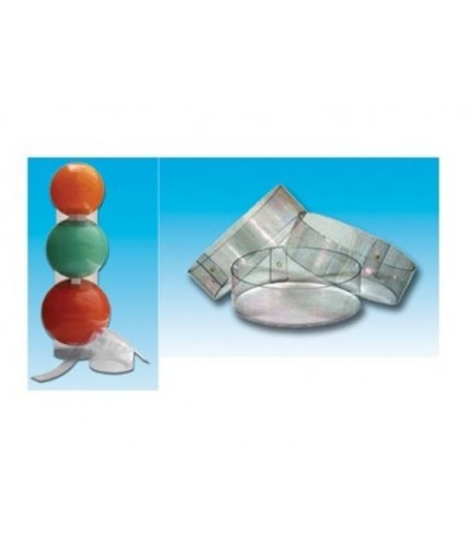 Cerceaux range ballon pour ballon de gymnastique ABS - Lot de 3 cerceaux