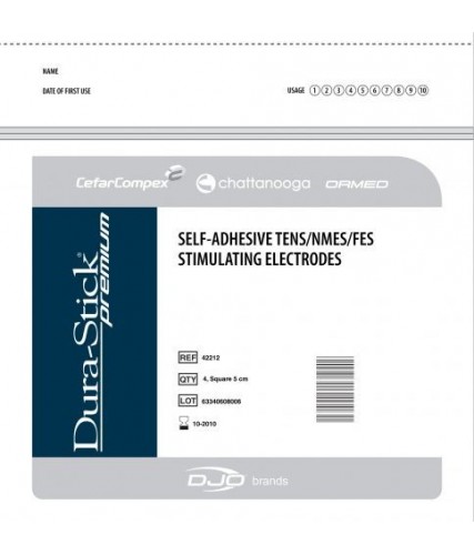Electrodes Adhésives DURA-STICK PREMIUM - CHATTANOOGA - 50x50 mm