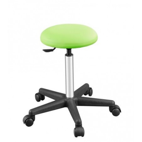 Tabouret Sellerie ronde tendue - Piètement plastique