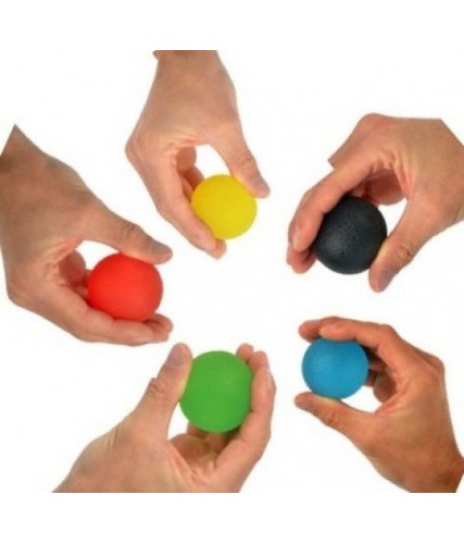 Balles de rééducation en gel - Lot de 5 résistances