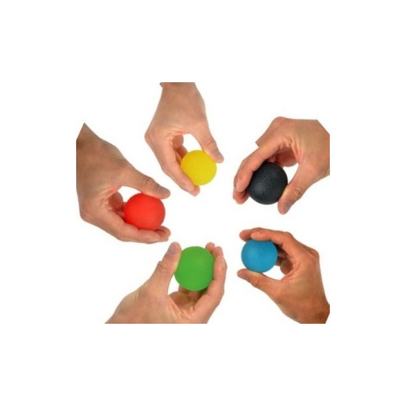 Balles de rééducation en gel - Lot de 5 résistances